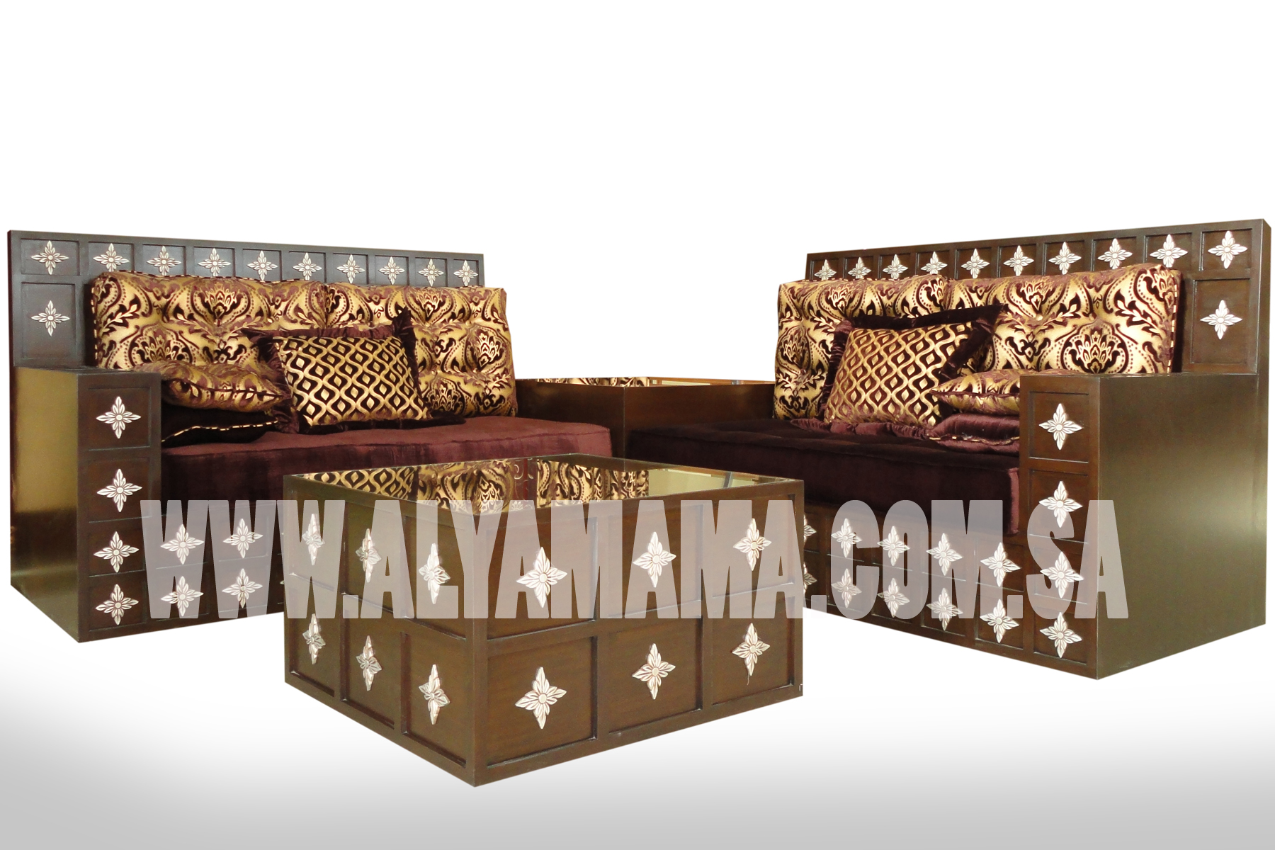 sofa and curtain section - jalsa  model aalif